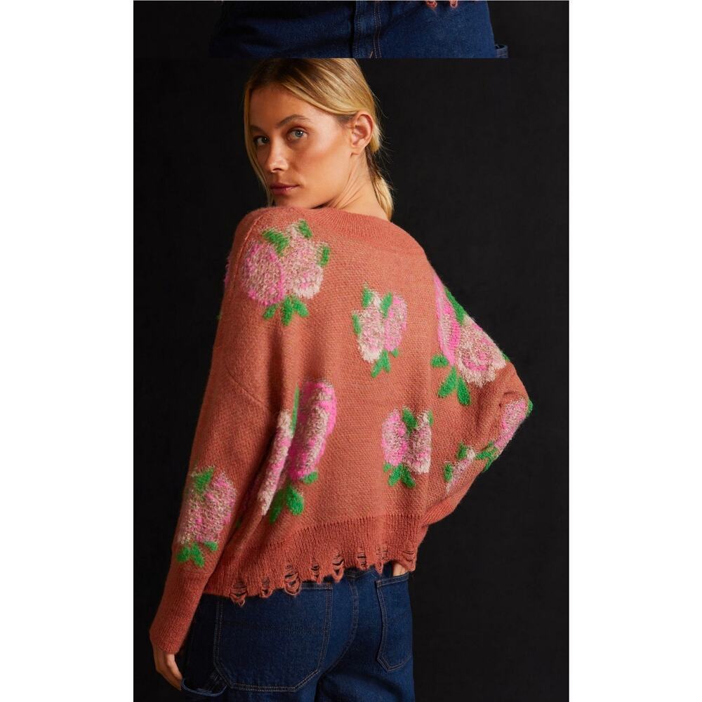 Anthropologie V-neck sweater - Picture 2 of 14